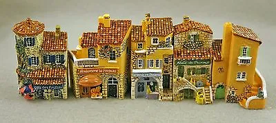 NIB J Carlton By Gault French Miniature Provence Building Set Five -  2 1/4  H  • $109.99