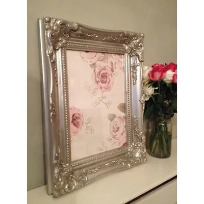 £35 • Buy Large Silver Antique Ornate Wall Picture Frame 42cm X 52cm New!