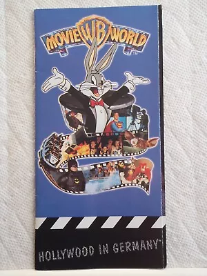  Warner Bros. Movie World Germany 1998 Park Brochure And Park Map Vintage Rare • $18.95