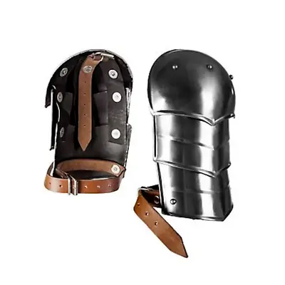 Medieval Knight Armor Steel LARP Warrior Pair Of Pauldrons Shoulder Cosplay • $89.52