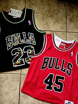 Michael Jordan Jersey Chicago Bulls Throwback Stitched Jersey US Seller • $54.99