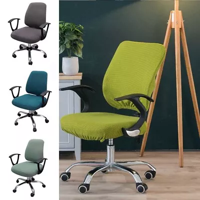 Thicken Elastic Office Computer Chair Cover Back Seat Cover Stretch Seat Cover • $15.40