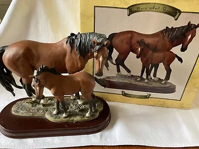 Mare And Foal Horses By Leonardo • £8