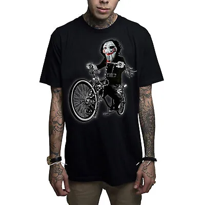 Mafioso Men's Jigsaw Black Short Sleeve T Shirt Clothing Apparel Tattoo Skull... • $26.24