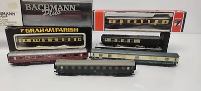 N Gauge Coaches Lima Pullman Graham Farish Brake & 0696 Bachmann Plus 1700 & 3 • £49.98