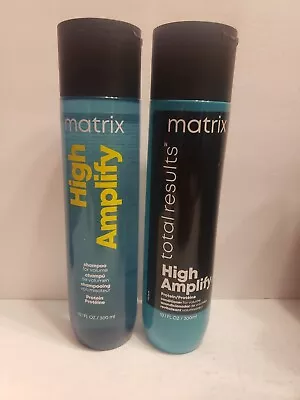 Matrix High Amplify Protein Shampoo And Conditioner Both 10.1oz • $28