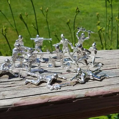 🇺🇸Hand Poured 999 Silver Toy Soldier 12  Beautiful Casted Casted Soldiers🇺🇸 • $1200