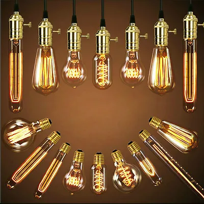 £4.79 • Buy Vintage Retro Style Industrial Filament Edison Lamp Light Bulb E27 B22 E14 ES BC