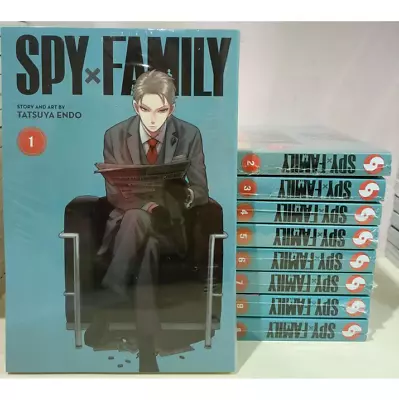 Spy X Family Manga Anime English Comic Book Volume 1-12 Full Set Fast Shipping • £117.03