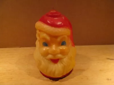 Vintage Gurley Santa Head Christmas Candle  6 1/2    Unburnt • $24.99