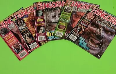 Vintage Fangoria 5 Magazines Lot Horror Vampire Fangoria Horror Lot Vintage Lot • $55