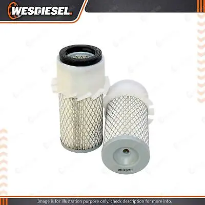 Wesfil Cylindrical Air Filter Fits Kubota B5100 0.5L D 2Cyl F2400 1.1L D WA954 • $45.99