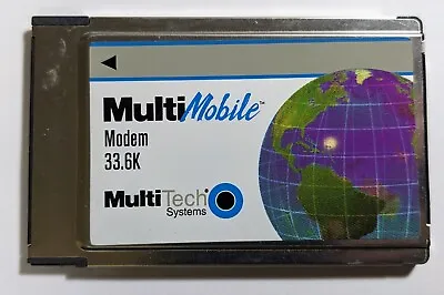 MultiTech MultiMobile PCMCIA Modem Card 33.6K MT2834LTI With UK Dongle • £6.99