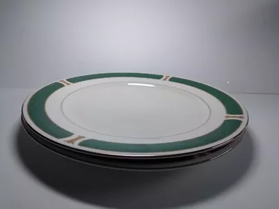 2X Vtg Malachite By   Sango   Majesty Fine China # 8420 - Salad Bread Plate 7.5' • $16.50