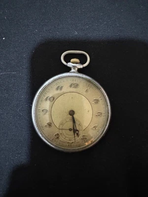 £50 • Buy Pocket Watch Sliver 1920s Cira Swizz Wind Up Manuel