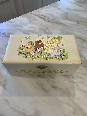 Vintage 1970’s Musical Jewelry Box Spinning Ballerina Plays Chim Chim Cheree • $15