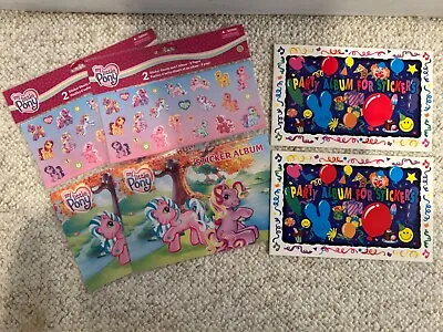 Lot Of 4 Sandylion Sticker Albums My Little Pony Sticker Sheets Party Albums • $15