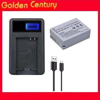 Camera Battery &LCD USB Charger For Canon PowerShot SX40 HS SX40 SX40 HS SX50 HS • $29.95