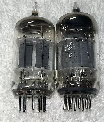 Pair GE 12AX7 Preamp Vacuum Tubes TV7 Tested Strong • $30