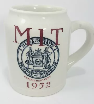 Massachusetts Institute Of Technology M.I.T. 1952 Commencement Mug Stein Cup • $23.99