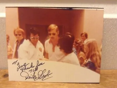 ELVIS PRESLEY's Head Of Security DICK GROB Signed 4 X5  Photo • $35