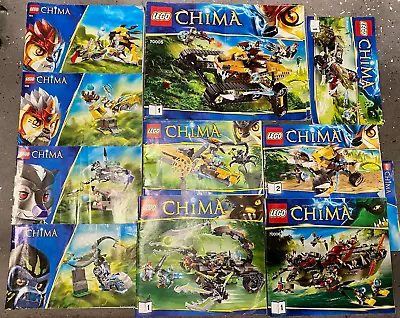 Lego Chima Instruction Booklets & Sticker Set Specific Pieces - Select JAKZ • $9