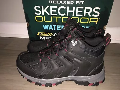 NEW Skechers Men Sz 11 Relaxed Fit Selmen Relodge Waterproof Hiking Boots 204076 • $69.99