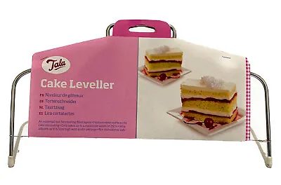 £6.90 • Buy Tala Cake Leveller Cutting Slicer Layers Splitting Adjustable Wire - 25cm