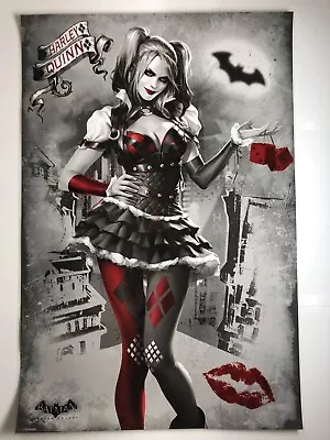 (LAMINATED) HARLEY QUINN POSTER (61x91cm) BATMAN ARKHAM KNIGHT PICTURE PRINT ART • $24.90