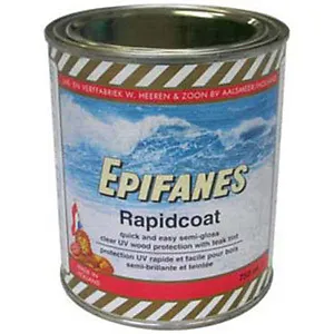 Epifanes Rapidcoat Marine Varnish 750 Satin Finish Uv Wood Protection Light Tint • £33.99