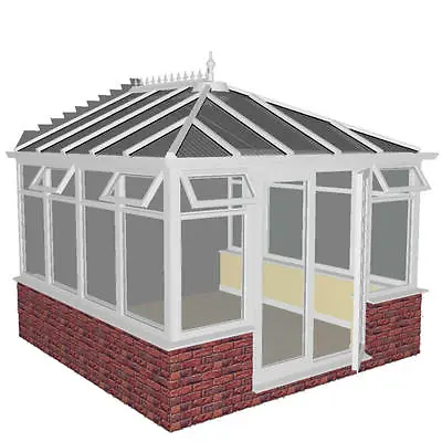 4.5m X 4.5m DIY EDWARDIAN SYNSEAL SYNERJY CONSERVATORY ***ALL SIZES AVAILABLE*** • £8073