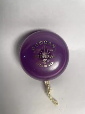 Duncan Imperial Yoyo Vintage 70's Collectible Transparent Purple • $8.25