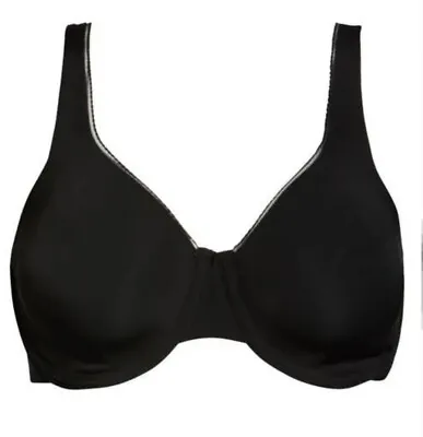 Wacoal Bra Women 38G Black High Standard Underwire Seamless Full Coverage 855352 • $14.25