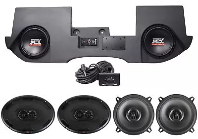 10  MTX Subs+Box+4 Speakers For 2002-2013 Dodge Ram Quad/Crew Cab Powered Dual • $969.86