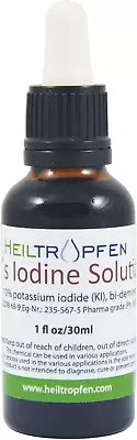 Lugols Iodine Solution 5% 1 Oz. - 30 Ml | 15% Liquid Formulation | Made With 5 | • £13.23