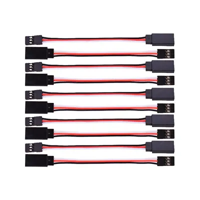 £6.05 • Buy 10Pcs Servo Extension Lead Wire Cable For RC Futaba JR Male To Female Connector