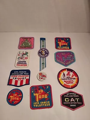 Lot Of 11 Vintage Girl Scouts Various Patches & Pin Lot #436 • $6.50