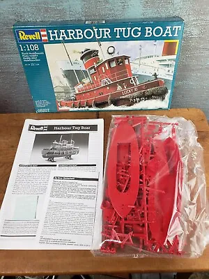 2001 Revell Of Germany 05207 1:108 Harbour Tug Boat Plastic Model Kit COMPLETE • $19.95