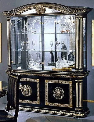 £1430 • Buy Versace Style Italian High Gloss 4 Door Display Cabinet