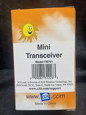 X10 Mini Transceiver TM751  Module Powerhouse X-10 RF With Antenna Brand New • $12.95