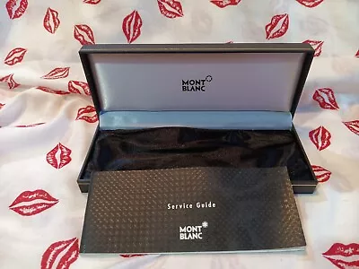 Original Montblanc Meisterstuck Ballpoint Pen Box & Service Guide Only (no Pen) • $35