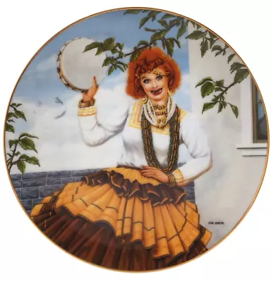 Lucille Ball  I LOVE LUCY  Queen Of The Gypsies Hamilton Collector Plate 1990 • $27.95