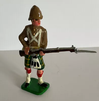 Vintage Alymer Miniatures Metal Toy India Gordon Highlanders Made In Spain 33cm. • $10.95