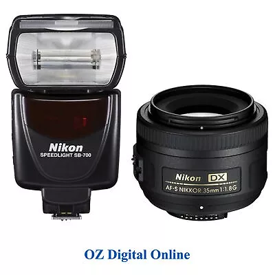 Nikon DX Speedlight Portrait Pack (35 F1.8G+SB700) • $880