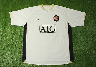 Manchester United 2006/2008 Football Shirt Jersey Away Nike Original Size Xl • $46.74