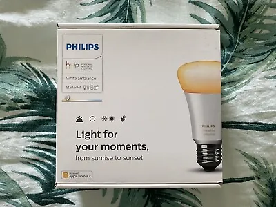 $115 • Buy New Philips Hue E27 White Ambience Starter Kit