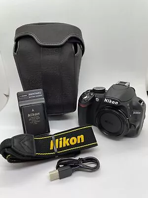 Nikon D3100 14.2MP Digital Camera Black Body Excellent FREE SHIPPING JAPAN#215 • $326.49