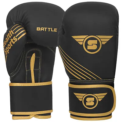 BOXING GLOVES SPARRING MITTS FIGHT MMA TRAINING MEN & WOMEN 8 10 12 14 16oz • $44.99