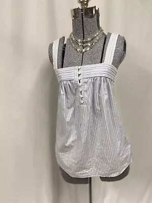 J.CREW Flounce Tank Top Size 0 French Stripe With Pockets • $9.99