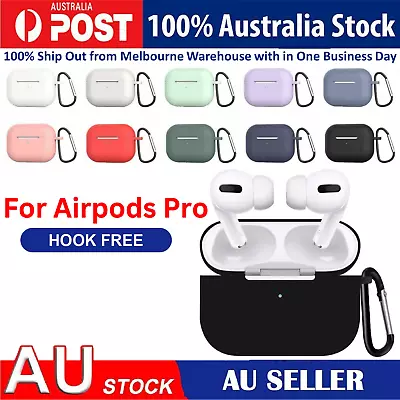 For Apple AirPods Pro Silicone Case Slim LED Visible Shockproof Safety Cover AU • $4.49